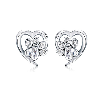 Boucles d'oreilles en argent Sterling 100%, mignon,
