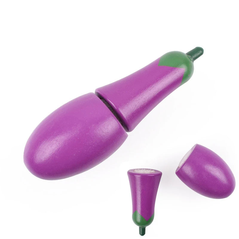 Jouets de cuisine fruits coupés en pâte, jouet en bois, Chechele nourriture fruits légumes jouets éducatifs Puzzle pour enfants cadeaux 1 pièce