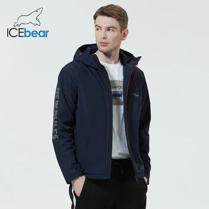 ICEbear-Manteaux de printemps pour hommes, veste élégante avec capuche, vêtements de marque de haute qualité, MWC216Également D, 2024