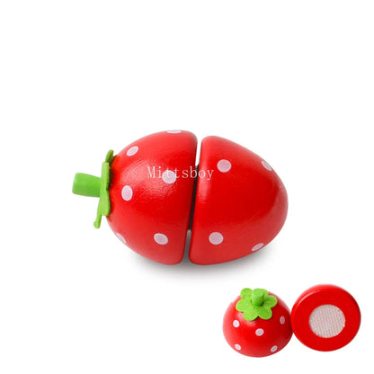 Jouets de cuisine fruits coupés en pâte, jouet en bois, Chechele nourriture fruits légumes jouets éducatifs Puzzle pour enfants cadeaux 1 pièce