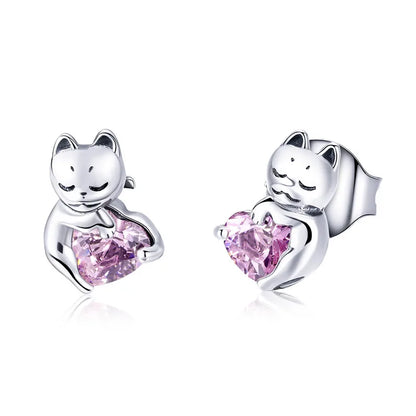 WOSTU – boucles d'oreilles en argent Sterling 100% pour femme, bijou en argent S925, cadeau idéal, référence FIE073