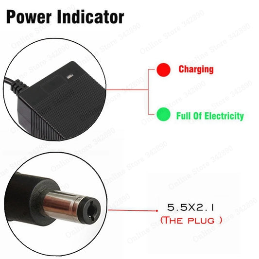 Chargeur de batterie de pipeline, 36V, sortie 42V