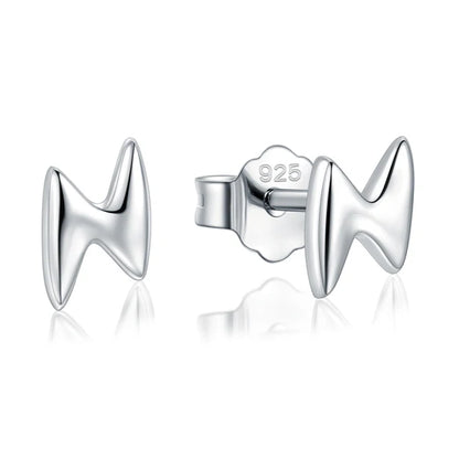 Modian – Boucles d'oreilles en argent sterling 925 pour femme, avec 6 styles en étoile et lune, accessoire exquise et simple, très tendance, bijou triangulaire
