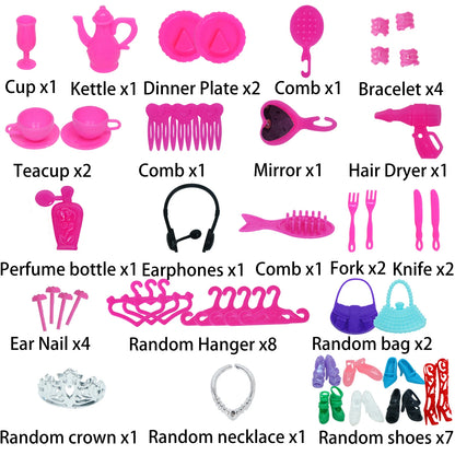 Mélanger des meubles de poupée mignons, cintres pour jouets, TV, canapé, chaussures, accessoires pour maison de poupée, jouets pour bébé, DIY, 1/6