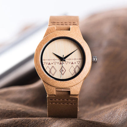 BOBOBIRD-Montre à quartz en bois pour hommes et femmes, bracelet en bois de marque supérieure,