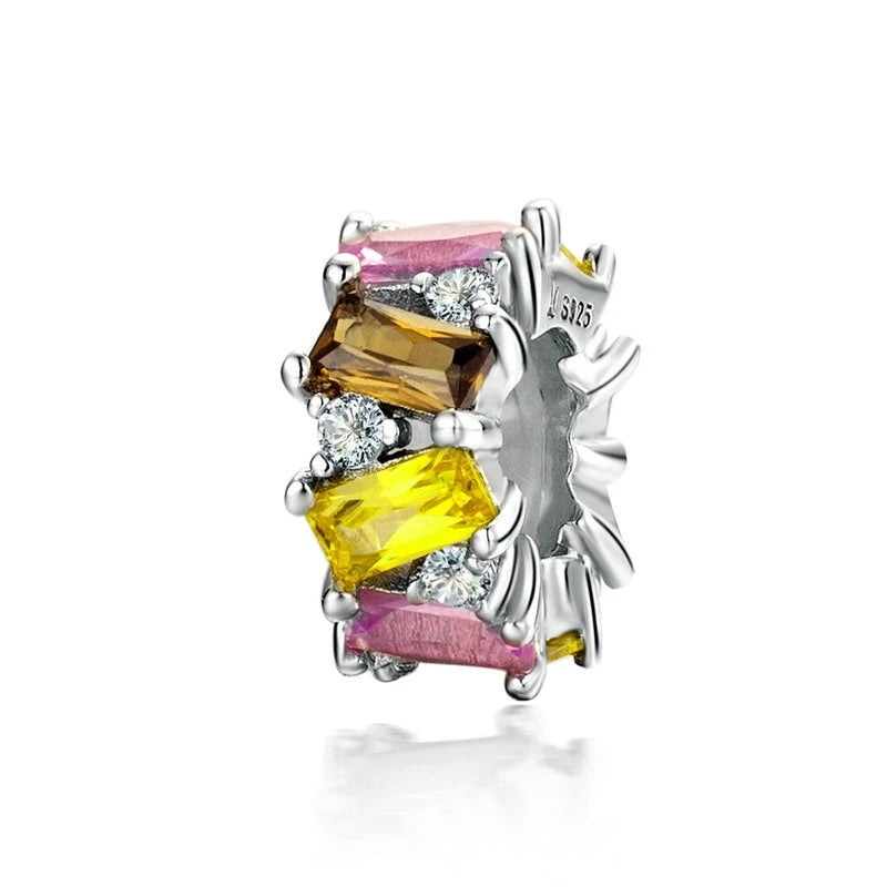 BAMOER authentique 925 en argent Sterling chien empreinte animale chat coeur amour entretoise breloque idéal pour Bracelet l SCC594
