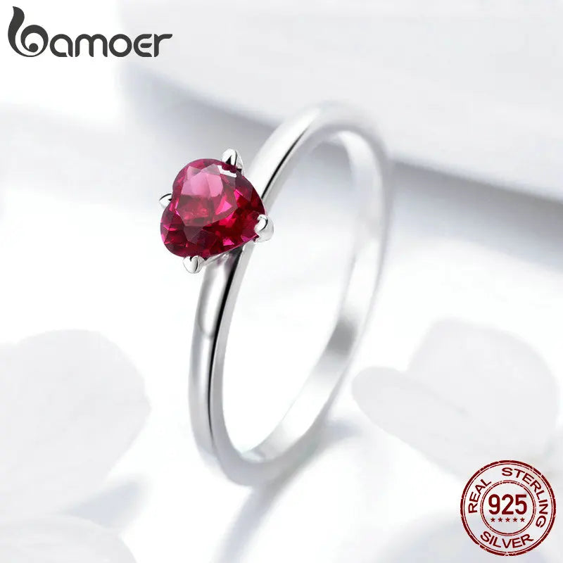 BAMOER authentique 100% 925 bague en argent Sterling  SCR389