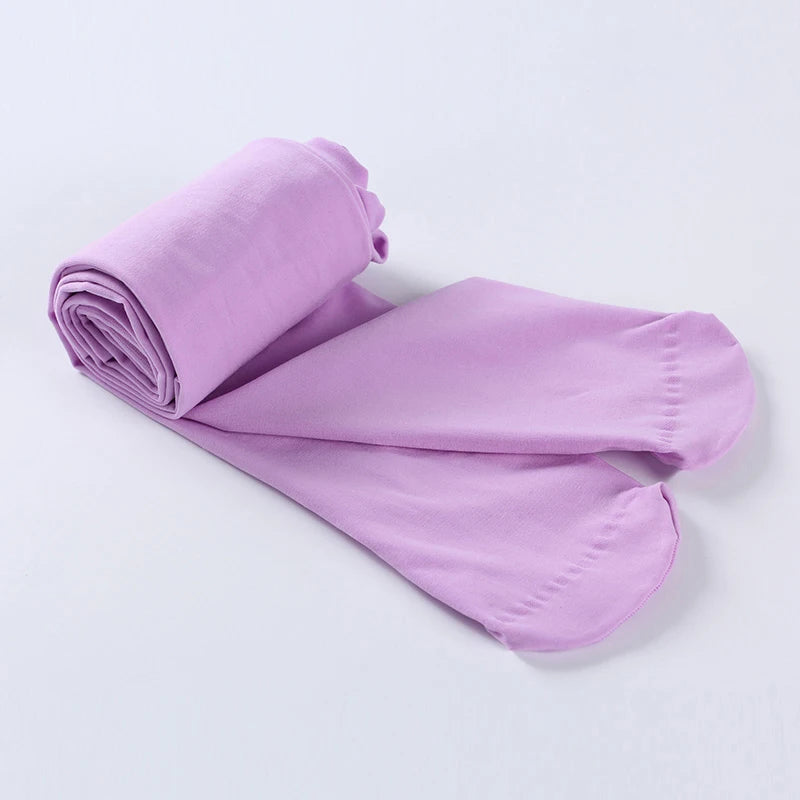 Printemps/automne couleur bonbon enfants collants pour bébé filles enfants mignon velours blanc collants bas pour Ballet danse fille collants