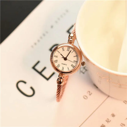Montre-Bracelet repliable petite montre étanche, décontractée, Style coréen, Simple, à la mode