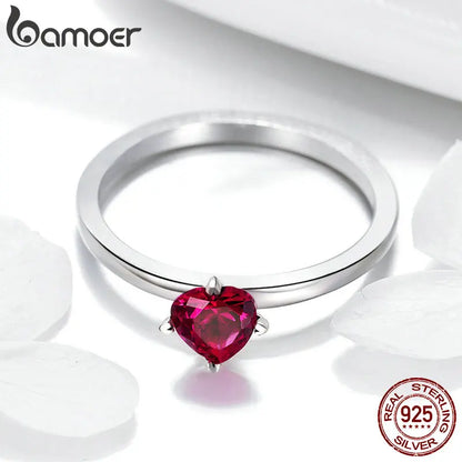 BAMOER authentique 100% 925 bague en argent Sterling  SCR389