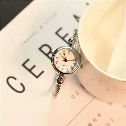 Montre-Bracelet repliable petite montre étanche, décontractée, Style coréen, Simple, à la mode