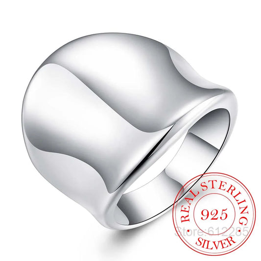 Bague en argent Sterling 925 pour femme, bijou De grande dimension,