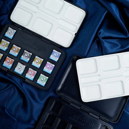 Van Gogh – ensemble de peintures à l'aquarelle, série de couleurs métalliques roses et violettes, fournitures d'art, fournitures scolaires