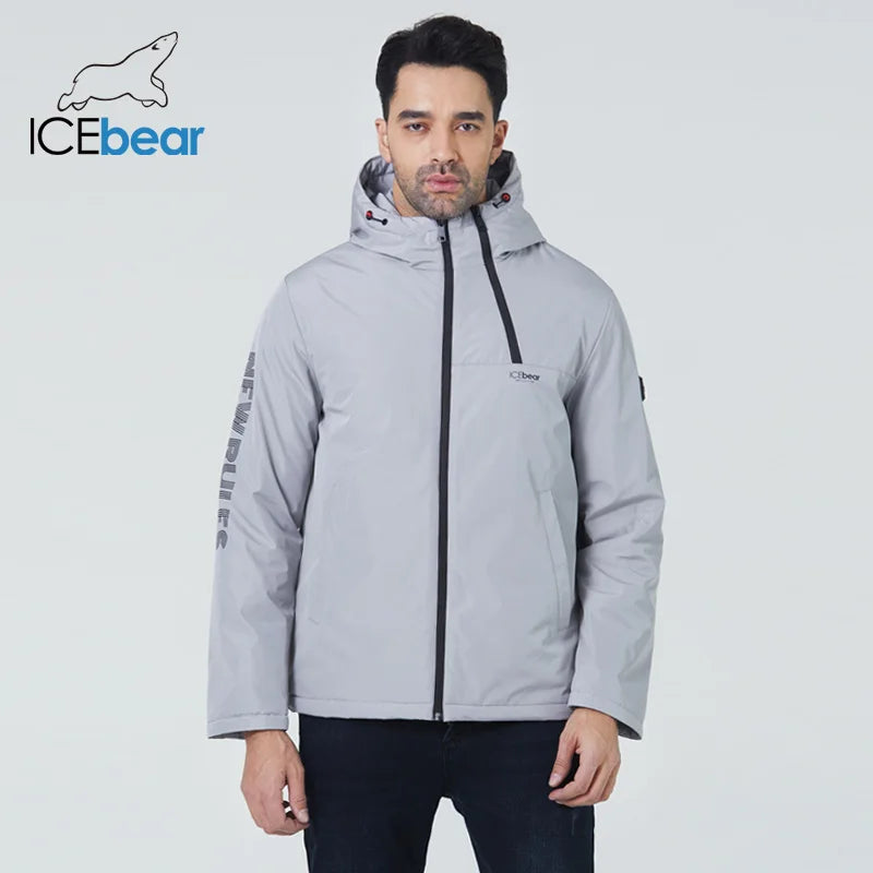 ICEbear – manteaux courts pour hommes, veste élégante avec capuche, vêtements de marque de haute qualité, automne 2022, MWC21661D
