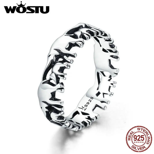 WOSTU 100% réel argent Sterling 925