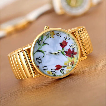 Shsby-Montre-bracelet à quartz en acier inoxydable pour femme,