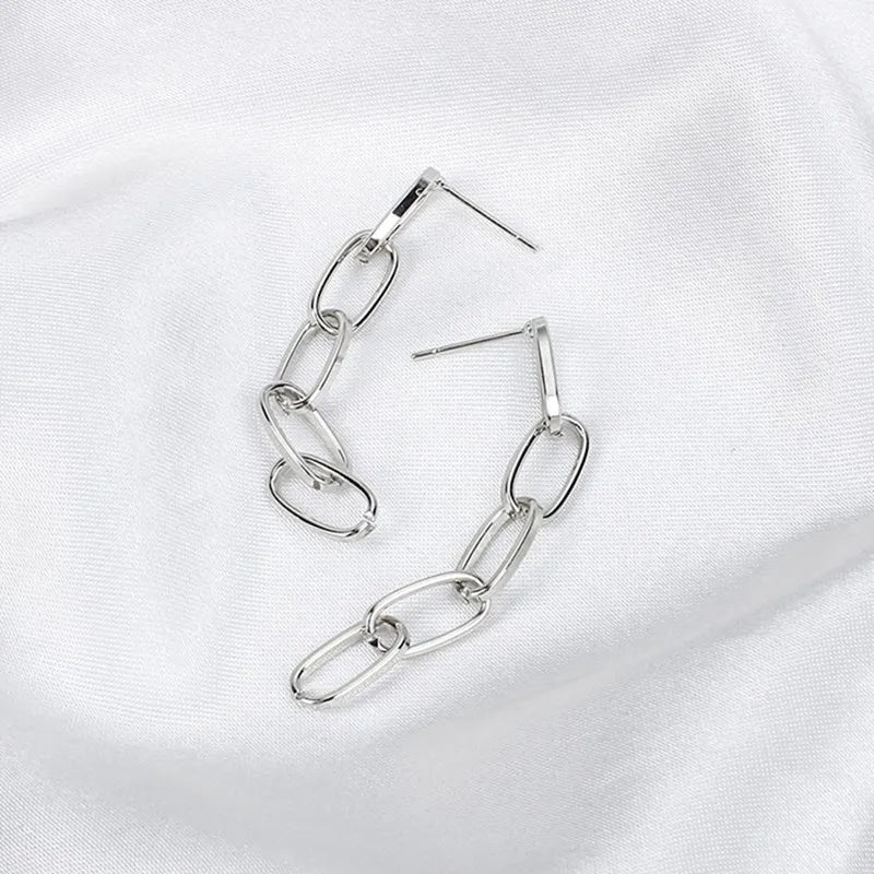 Boucles d'oreilles JODstressen métal multicouches pour femmes, déclaration, document en or,