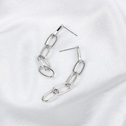 Boucles d'oreilles JODstressen métal multicouches pour femmes, déclaration, document en or,