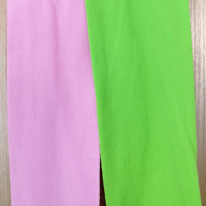 Collants couleur bonbon pour filles, collants en velours mignons, combinaison de couleurs contrastées, bas de danse chauds pour printemps/automne