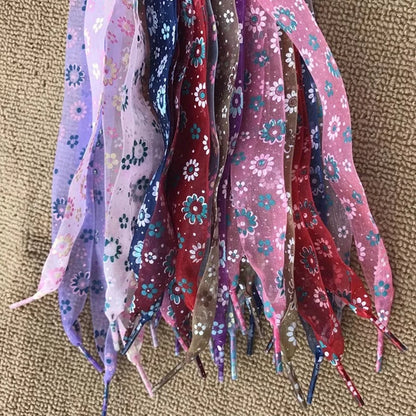 Dentelle de fil de neige transparente ultra-fine, chaussures de sport de rencontre, impression de 11 documents, longueur de 2.5cm, largeur de 80cm, 100cm, longueur de 120cm