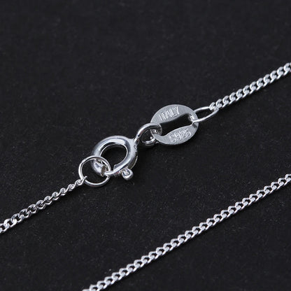 Lotus Fun – collier en argent Sterling 925 véritable, bijoux fins, or 18 carats, chaîne classique facile à assortir, sans pendentif,