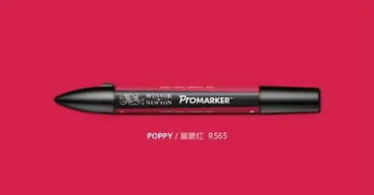 Winsor & Newton ProMarker Stylos marqueurs graphiques à double pointe Stylos de conception professionnelle Rouge et OrangeTone