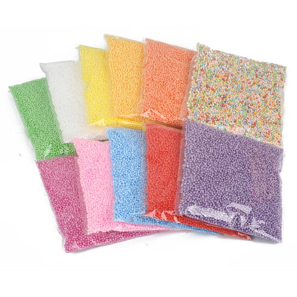 Boule décorative en mousse, 2-4mm/8000 pièces 5-10mm, bricolage, mariage, ornements/décoration de fête, 1 paquet/lot, 900 pièces
