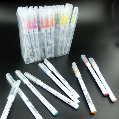 ZIG Kuretake Brosse Stylos Couleur Propre Brosse Réelle Ensemble RB-6000AT Japon