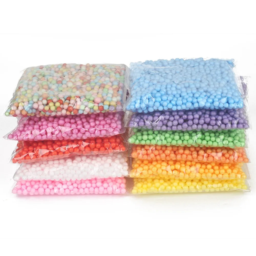Boule décorative en mousse, 2-4mm/8000 pièces 5-10mm, bricolage, mariage, ornements/décoration de fête, 1 paquet/lot, 900 pièces
