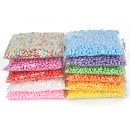 Boule décorative en mousse, 2-4mm/8000 pièces 5-10mm, bricolage, mariage, ornements/décoration de fête, 1 paquet/lot, 900 pièces
