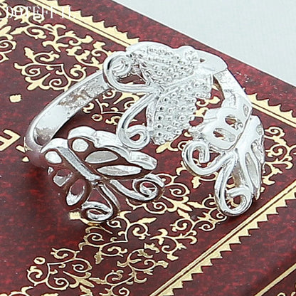 DOTEFFIL – bague trois papillons en argent Sterling 925 pour femmes,