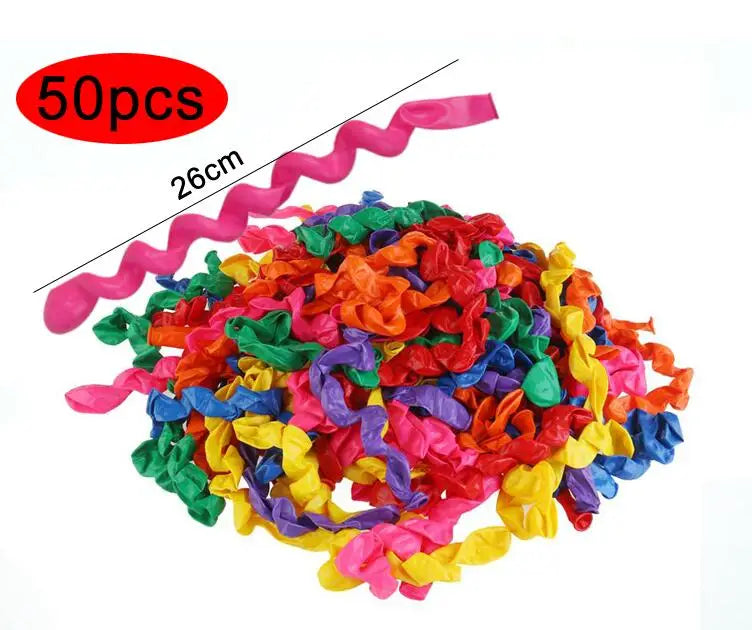 Ballons longs en Latex, ballons en spirale, ballon à Air magique pour modélisation, décoration de fête d'anniversaire et de mariage, GYH