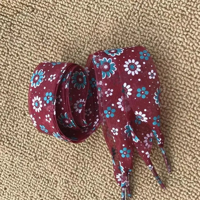 Dentelle de fil de neige transparente ultra-fine, chaussures de sport de rencontre, impression de 11 documents, longueur de 2.5cm, largeur de 80cm, 100cm, longueur de 120cm