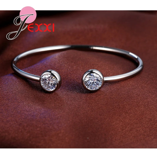 Bracelet en argent regardé 925 véritable pour femme, bijoux fins, bracelets de charme, accessoires de mode, prix d'usine, livraison gratuite