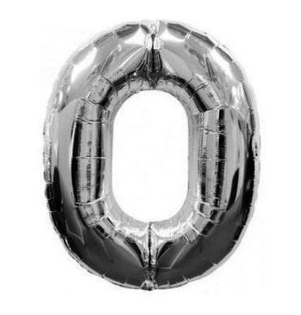 32 pouces grand or argent numéro feuille ballons chiffres ballons à air fête d'anniversaire mariage décor Air ballons événement fête fournitures