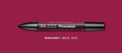 Winsor & Newton ProMarker Stylos marqueurs graphiques à double pointe Stylos de conception professionnelle Rouge et OrangeTone