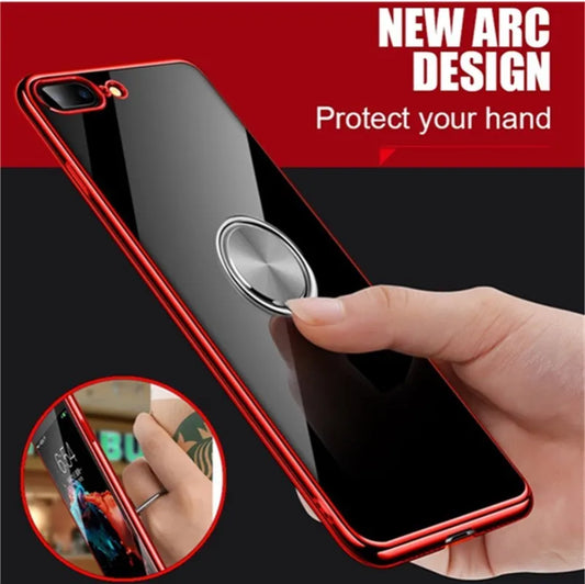 Metal Magnetic Car Ring Holder Mobile Phone Holder Round Ring Stand for iPhone 9 X 8 7 plus 5 5S 6 6p