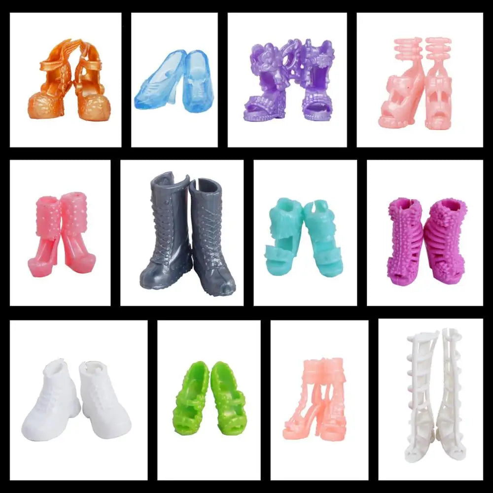 Mélanger des meubles de poupée mignons, cintres pour jouets, TV, canapé, chaussures, accessoires pour maison de poupée, jouets pour bébé, DIY, 1/6