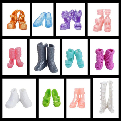 Mélanger des meubles de poupée mignons, cintres pour jouets, TV, canapé, chaussures, accessoires pour maison de poupée, jouets pour bébé, DIY, 1/6