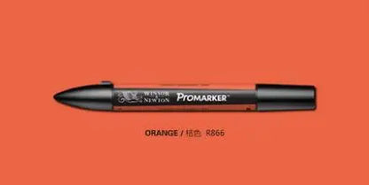 Winsor & Newton ProMarker Stylos marqueurs graphiques à double pointe Stylos de conception professionnelle Rouge et OrangeTone