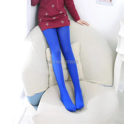 Printemps/automne couleur bonbon enfants collants pour bébé filles enfants mignon velours blanc collants bas pour Ballet danse fille collants