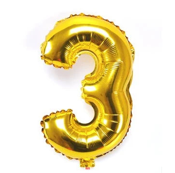 32 pouces grand or argent numéro feuille ballons chiffres ballons à air fête d'anniversaire mariage décor Air ballons événement fête fournitures