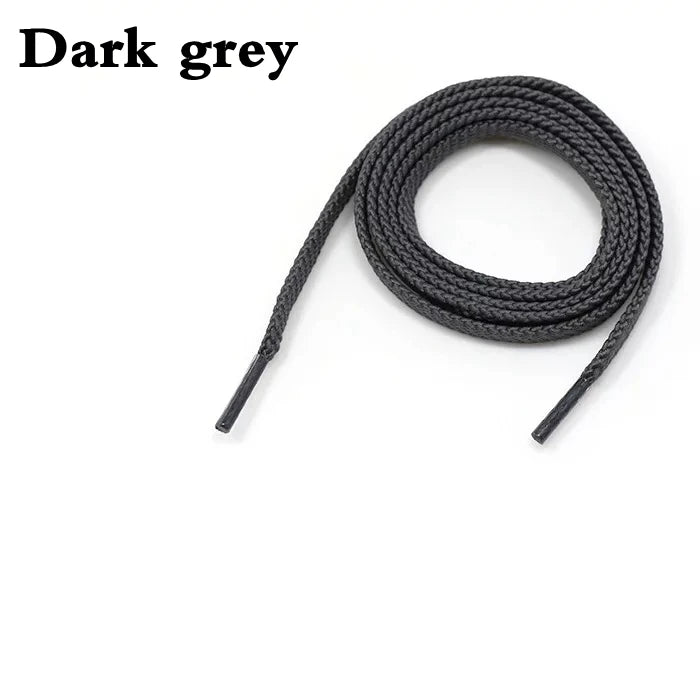 Lacets Classiques Épais pour Baskets, Solides et Plats, Décontractés, pour le dehors, 100/120/140/160cm, 1 Paire