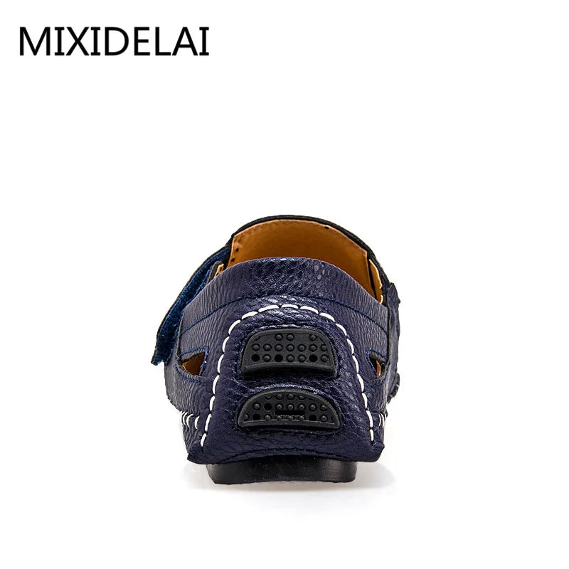 MIXIDELAI mode mocassins pour hommes mocassins été marche chaussures décontractées respirantes hommes crochet et boucle conduite bateaux hommes chaussures plates