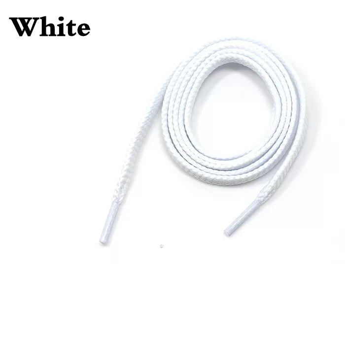 Lacets Classiques Épais pour Baskets, Solides et Plats, Décontractés, pour le dehors, 100/120/140/160cm, 1 Paire