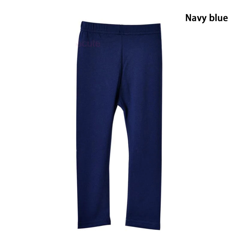 Pantalons pour filles, Leggings en coton Modal élastique doux pour enfants, couleur bonbon, pantalons slim pour filles, couleur unie, pantalons pour enfants de 2 à 13 ans