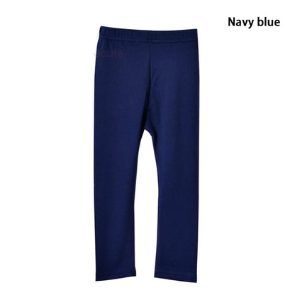 Pantalons pour filles, Leggings en coton Modal élastique doux pour enfants, couleur bonbon, pantalons slim pour filles, couleur unie, pantalons pour enfants de 2 à 13 ans