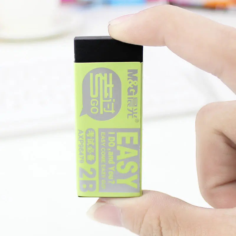 Gommes à crayon noires 2B pour étudiants, gommes à crayon en caoutchouc, cadeaux pour récompenses