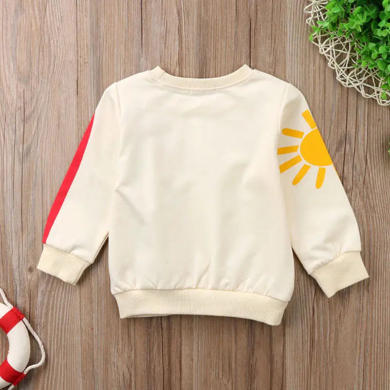 T-shirt à pampilles arc-en-ciel pour bébés filles, pull coloré, cardigan décontracté, chaud, vêtements en Y, tout neuf, 2020