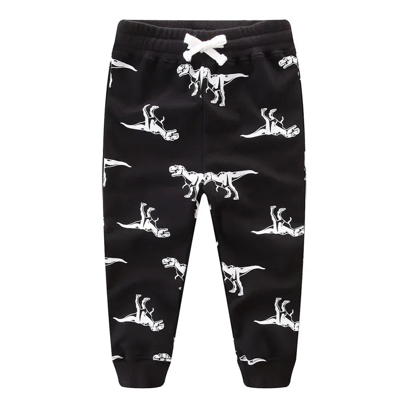 Saut mètres 2-7T garçons filles pantalons de survêtement pantalons pour enfants animaux automne hiver bébé vêtements enfant en bas âge enfants pantalons complets Costume